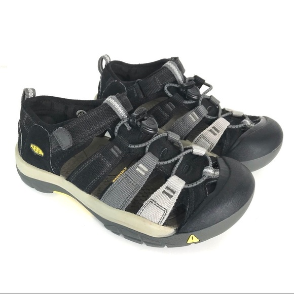Keen Newport H2 Sandals Gray Black/Magnet Big Kid SIZE 4 / Women's 5.5